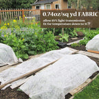 Valibe Plant Covers Freeze Protection 10 ft x 30 ft Floating Row Cover 0.9oz/yd² Garden Fabric Plant Cover for Winter Frost/Sun Pest Protection (10FT X 30FT)