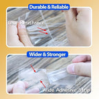 PigPotParty 4''x 9" Clear Plastic Cellophane Gift Wrap Bags, 100 Pcs Small Self Sealing Cookie Bags for Gift, Party favor, Candy, Treat, Goodies, Snack, Self Adhesive Resealable