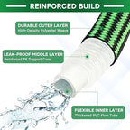 Garden Hose 75 ft Flexible Non-Expandable Water Hose Kink-Free Ultra Lightweight Leak-Proof Durable Portable Wear-Resistant Hoses Pipe with 3/4" Brass Fittings for Outdoor Yard Lawn Car Wash