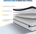 Avenco 10 Inch Full Size Mattress, Full Mattresses in a Box for Pain Relief & Motion Isolation, CertiPUR-US Certified
