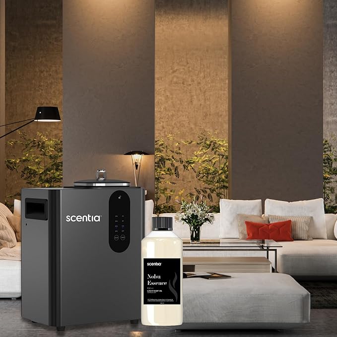 Hotel Diffuser Oil Inspired by The Nobu Hotel Scent - 500 mL 16.9 fl oz - Essential Oil Blend Jasmine, Lilly, Sandalwood & Fresh Citrus for HVAC & Ultrasonic Diffusers - Nobu Essence