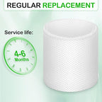 AW200 Evaporator Mat Replacement Compatible with Boneco W200, W300, H300, H400 Air Purifiers and AW200 Humidifier Air Washers Filter Replacement Upgrade 2 Pack
