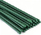 Xiny Tool Garden Stakes, 15 Pack 8 FT Steel Plant Garden Tomato Stakes with Plastic Coat for Climbing Plants (96 Inch)