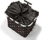 reisenthel carrycruiser dots - Portable Shopping Trolley with Sturdy Aluminum Frame, Shoulder Strap and Removable mesh Inner Bag -Water-Repellent