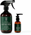 Neem Oil for Plants (Makes 480 fl oz) with Spray Bottle & Essential Oils | for Indoor Houseplants & Outdoor Gardens, Natural Leaf Shine