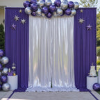 30x10 ft Wrinkle Free Silver Sequin Backdrop Curtain for Parties,Thick Not Fall Glitter Wedding Drapes Backdrop,4 Panels 5x10ft Shimmer Photo Wall Back Drop Cloth for Birthday Photography Background