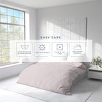Kotton Culture 1 Pc Twin Size Duvet Cover Only -100% Egyptian Cotton Sateen 600 TC Ultra Soft Premium Durable Comforter Cover Zipper Closure & Corner Ties(Light Grey, Twin/Twin XL 68" X 90")