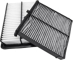 JTBUMAZ3-12188Cabin and Engine Air Filter For Mazda 3 (2019-2023), CX-30 (2019-2023), CX-50 (2023). Replace BDTS61J6X, MP111BDGF, PAH9-13-3A0A, PAJ8-13-3A0A.
