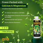 FoxFarm BushDoctor Cal-Mag - Liquid Calcium & Magnesium Supplement, Prevents Blossom End Rot & Tip Burn - Formula with 3% Calcium, 0.9% Magnesium for Gardening- NPK 1-0-0 (Pint)