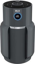 Shark Air Purifier for Home, NeverChange Max, 1,300 sq. ft. for Large Room, Kitchen, Home Office, HEPA-Exceeding Filter, Captures Pollutants, Pet Dander, Dust, Odor, Smoke, and More, HP301, Grey