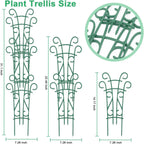 Indoor Plant Trellis for Climbing Plants, 8 Pack Garden Trellis for Potted Plants Stackable Plant Trellis Plant Stakes for Indoor Plants Accessories Flower Plant Support