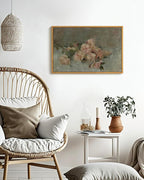 InSimSea Framed Wall Art - Large Canvas Prints: Classical Oil Painting Roses for Living Room, Bedroom, Home Office & Bathroom Decor - 16x24in