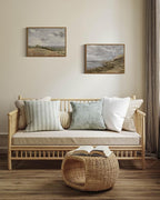 InSimSea Framed Canvas Wall Art, Vintage Decor - Landscape Wall Painting Prints, Rolling Hills Pictures for Bedroom, Farmhouse Bathroom, Office Dining Room Decor - 12"x16"