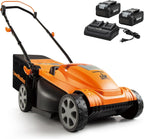 LawnMaster CLMF4815E 48V MAX* 15-inch Brushless Cordless Mower with 2X24V MAX* 4.0Ah Battery and a Dual Charger