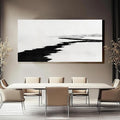 SDYA Black and White Pictures for Wall Decor Minimalist Canvas Painting 48x24 Hanging Decor for Bedroom Large Wall Art for Office