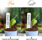Plant Labels 120PCS, Darfukei Outdoor Waterproof Garden Markers, Plastic Nursery Seed Plant Tags with Bonus a Permanent Marking Pen, Gardening Gifts for Women Men…