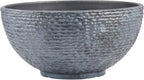 Sungmor Large Garden Bowl Planter Water Plant Pot, Miniature Landscaping Succulent Planter, 15.6 Inch Marble Texture Water Lily Pots, Small Fountain Base Mini Fish Pond Bird Bath