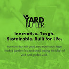 Yard Butler ITT-4T Terra Tiller Hand Cultivator - Essential Gardening Tool for Yardwork - Power-Coated Steel Construction - Comfortable Grip - Long-Lasting - Rust-Resistant