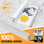 Magnetic Poster Hanger, 24x36 24x18 24x32 Poster Frame Wood Wooden Magnet Print Posters Dowel Scroll Hanger Hangers Hanging Kit for Walls Map Canvas Artwork (Grey, 24")