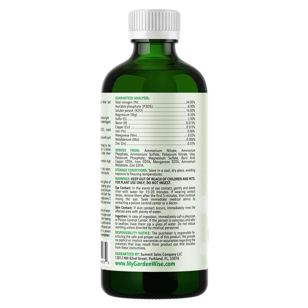 Peace Lily Fertilizer: 3-1-2 Liquid Fertilizer with Essential Micronutrients - The Ultimate Food for Spathiphyllum, Perfect for Indoor Plants (16 OZ)