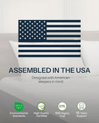 Life Balance Full Bed Mattress 12 Inch, Spinal Alignment Mattress with Individual Pocket Coils for Kids, CertiPUR-US Certified, Made in USA Full Size Mattresses in a Box, Medium Feel, CE-12-F