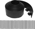 Landscape Edging Kit,40FT Plastic Garden Edging with 50 Stakes,4.5 Inch Tall Lawn Edging for Yard,Lawn,Flower Gardens Border (Black, 40FT)