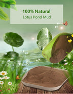 Natural Lotus Pond Mud for Bonsai Lotus Flower Planting, Garden Nutrient Soil Using for Water Lily and Water Plant, Pond Potting Media for Aquatic Plant (1BAG)