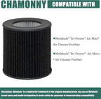 Air Mini PECO-HEPA Tri-Power Filter Replacement, Compatible with Molekule PECO-HEPA Tri-Power Air Mini and Air Mini+ Air Purifier, 2 Pack