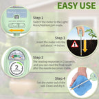 Soil Moisture Meter,4-in-1 Soil Ph Meter, Soil Tester for Moisture, Light,Nutrients, pH,Soil Ph Test Kit, Great for Garden, Lawn, Farm, No Battery Required, Gifts for Plants Lover