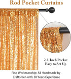 ShinyBeauty Sequin Backdrop Gold 7FTX7FT Photo Booth Backdrop Gold Sequence Fabric Backdrop for Parties Shimmer Polyester Backdrop for Photoshoot Gold Wall Backdrop for Baby Shower Decoration