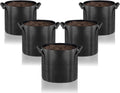 Gardenera Thickened Nonwoven Fabric Grow Bags - 7 Gallon Planters with Handles for Vegetables, Flowers, and Mushrooms, Lightweight and Easy to Transport for Urban Gardening