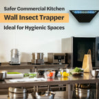 Gardner WS-85 Indoor Fly Trap with Proprietary LED, Decorative Wall Sconce Fly Light -40,000 Hour Rated Bulb, No Zap and Smell, Built to Last for Restaurants and Cafes, Made in USA for Commercial Use