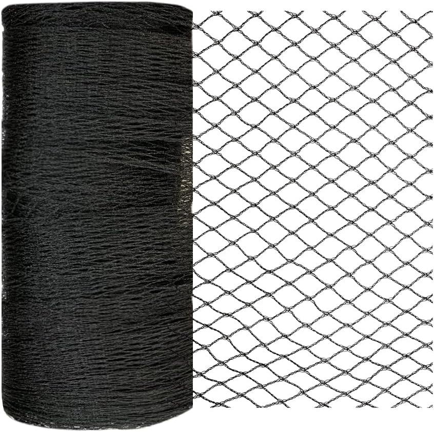 Bird Netting 30x30 Ft, 1/2In Mesh Heavy Duty Garden Netting Pest Barrier for Plants, Fruit Trees, Vegetables, Extra Strong Woven Mesh Netting, Animal Fencing Against Birds, Deer, Poultry