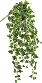 Hollyone Artificial Hanging Plants 35.4" Fake Ivy Vine Faux Ivy Leaves Fire and UV Resistant Hanging Plant Wall Greenery for House Room Patio Indoor Outdoor Home Shelf Office Wedding Decor
