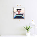Custom Graduation Canvas Prints with Your Photos,Graduation Decorations, Personalized Graduation Canvas Wall Art Gifts Idea for Daughter, Son, Sibling or Friend (8" X 8")