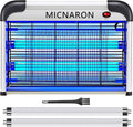 Fly Trap Indoor Bug Zapper, 2800V Powerful Flying Insect Mosquito Killer w/ 20W Blue Light Attract, Plug-in Pest Control Machine for Moth, Fruit Fly, Fungus Gnat, Garage Bug Catcher