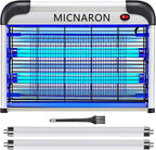 Fly Trap Indoor Bug Zapper, 2800V Powerful Flying Insect Mosquito Killer w/ 20W Blue Light Attract, Plug-in Pest Control Machine for Moth, Fruit Fly, Fungus Gnat, Garage Bug Catcher