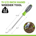 WORKPRO 11.5" Dandelion Weeder Puller Tool with Soft Handle