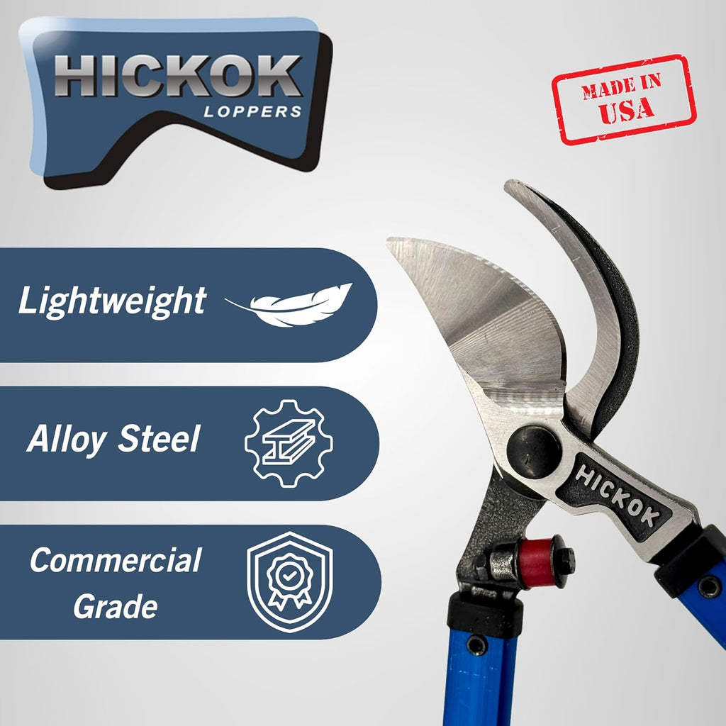 Heavy Duty Loppers for Tree Trimming – 26" Branch Cutter & Pruning Shears with Long Handle | Lightweight Aluminum Tree Trimmer | Professional-Grade Pruner Made in USA