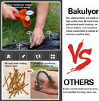 Bakulyor 100Pcs Circle Top Landscape Staples, 6 Inch Garden Stake 9 Gauge Galvanized Landscape Fabric Stakes, Heavy Duty Yard Ground Pins for Outdoor Gardening Weed Barrier Sod Fabric - Silver 6"