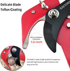 BAYTORY Extendable Tree Pruner Saw Head Without Pole, High-Altitude Branches Trimmer Pruning Shears, Harvester Clipper for Plant Twig Vine, Labor-saving 4 Wheels Garden Trimming Tool