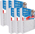 AIRX FILTERS WICKED CLEAN AIR. 24x24x4 Air Filter MERV 11 Electrostatic Pleated Air Conditioner Filter 6 Pack HVAC AC Furnace Filters