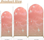 Wedding Arch Cover 6.6FT Spandex Arch Backdrop Cover Stretchy Backdrop for Wedding Birthday Party Decoration Baby Shower