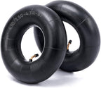 TICONN 4.10/3.50-4 Tire Inner Tube, 2 Pack Inner Tire Tube for Wheelbarrow Tires, Replacement Tube with TR-87 Bent Valve Stem for Wheelbarrows, Mowers, Hand Trucks, ATVs