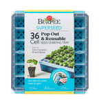 Burpee SuperSeed 36-Cell Reusable Seed Starting Tray for Indoor Seedlings