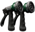 AUTOMAN Garden Hose Nozzle 2PK, ABS Water Spray Nozzle with 7 Adjustable Patterns, Slip Resistant for Watering Plants, Lawn, Garden, Washing Cars, Cleaning, Showering Pets & Outdoor Fun