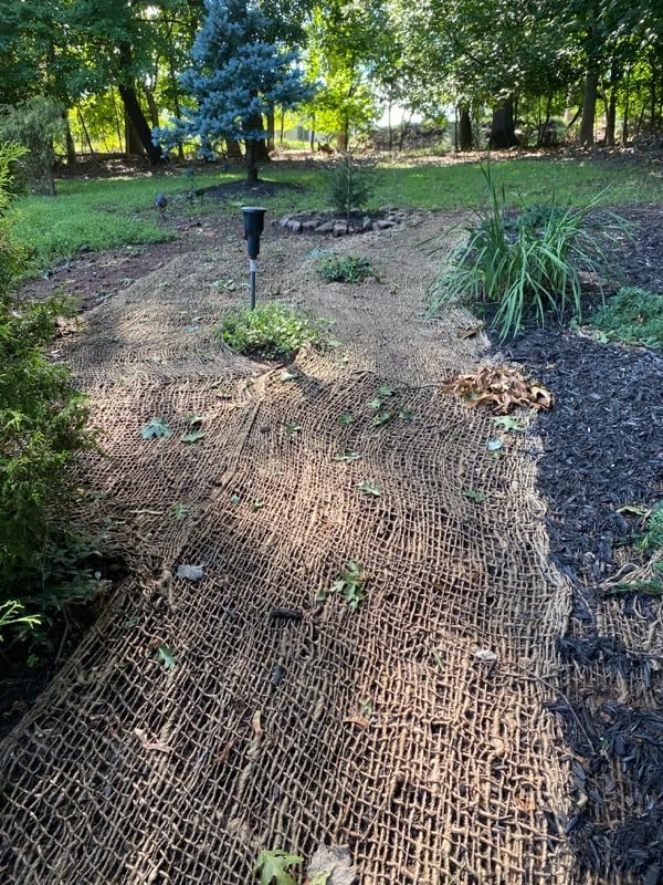 Sandbaggy Jute Netting Roll, 4 ft x 225ft - Biodegradable Erosion Control Blanket for Slopes, Hills & Drainage, Eco-Friendly, Durable Soil Stabilizer, Contractor-Approved for Landscaping (2 Rolls)