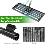 Lawn Leveling Rake 30”x10” Large Heavy Duty Metal Lawn Leveler with 65” Long Adjustable Handle Proffesional Yard Leveling Rake for Soil Dirt Sand Compost Efficient Lawn Leveling Tool