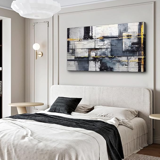 hyidecorart Large Wall Decor For Living Room Canvas Wall Art For Office Modern Minimalism Abstract Wall Paintings Bedroom Decoration Ready to Hang Pictures Artwork Prints Home Decor Mural