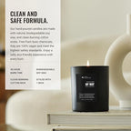 Hotel Collection - My Way Single Wick Classic Candle - Hotel Inpsired Luxury Candle - 90 - Hours Burn Time - Hints of Oud Wood, Leather, and Sandalwood - 14 oz - Black